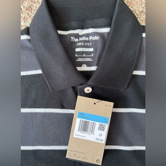 NIKE GOLF THE POLO Rugby STRIPE Shirt - Picture 6 of 11